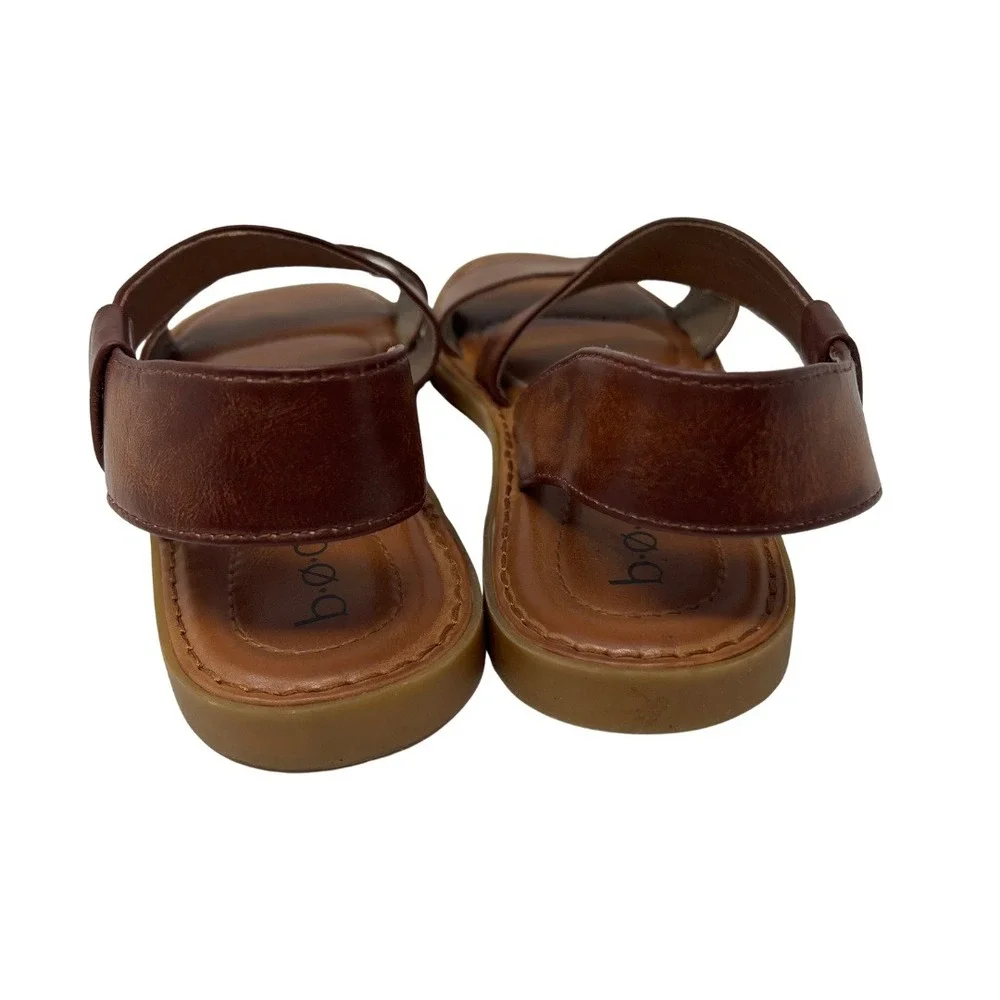 b.o.c Born Concept Brown Kacee Sandals Women's 9M Comfort Flat Casual Shoes